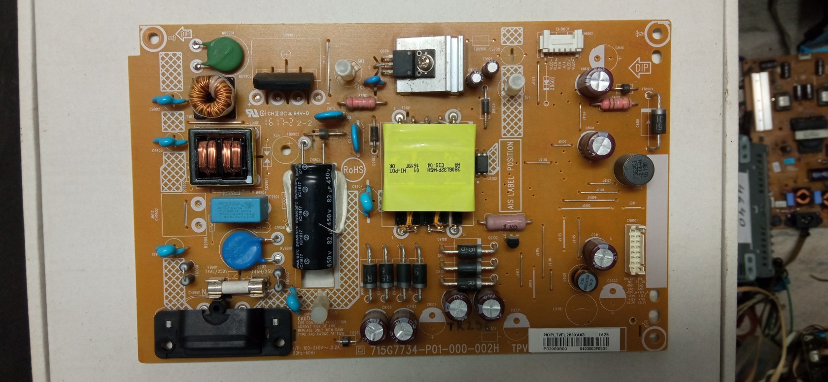 TK296 PHILIPS 32PHT4201-12 TPN16.2ELA POWER 715G7734-P01-000-002H